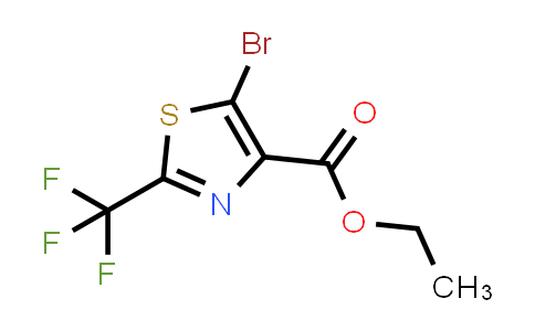CAS No. 1639974-42-7, Ethyl 5-bromo-2-(trifluoromethyl)thiazole-4-carboxylate