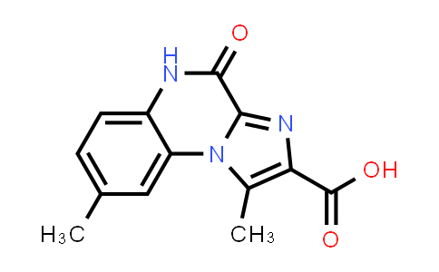 CAS No. 164329-73-1, 1,8-Dimethyl-4-oxo-4,5-dihydroimidazo[1,2-a]quinoxaline-2-carboxylic acid