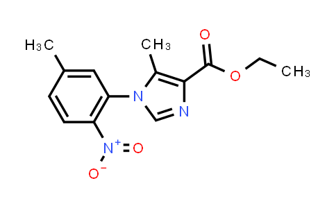 CAS No. 164330-34-1, Ethyl 5-methyl-1-(5-methyl-2-nitrophenyl)-1H-imidazole-4-carboxylate