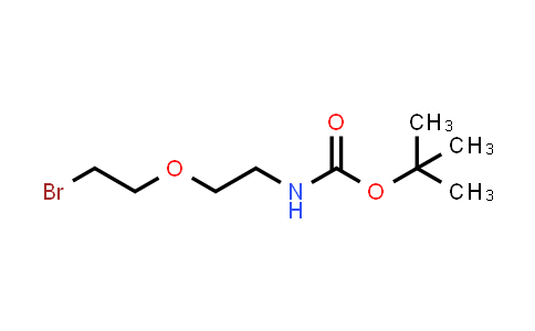 CAS No. 164332-88-1, N-Boc-PEG2-bromide