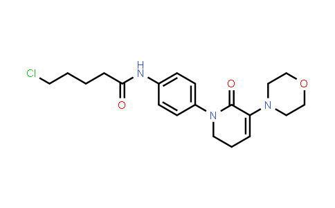 CAS No. 1643330-62-4, 5-Chloro-N-(4-(3-morpholino-2-oxo-5,6-dihydropyridin-1(2H)-yl)phenyl)pentanamide