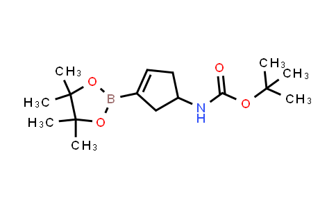 CAS No. 1643574-07-5, tert-Butyl (3-(4,4,5,5-tetramethyl-1,3,2-dioxaborolan-2-yl)cyclopent-3-en-1-yl)carbamate