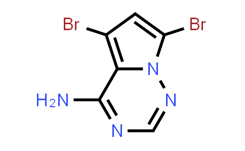CAS No. 1644150-15-1, 5,7-Dibromopyrrolo[2,1-f][1,2,4]triazin-4-amine