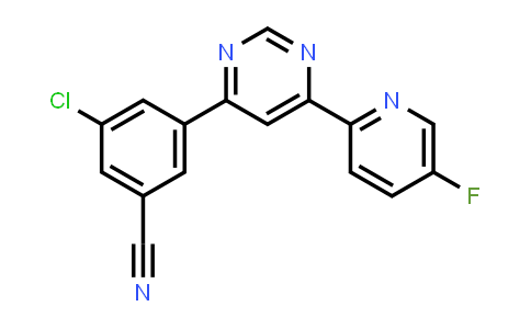 1644645-32-8 | 3-Chloro-5-[6-(5-fluoro-2-pyridinyl)-4-pyrimidinyl]benzonitrile