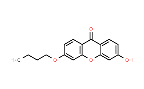 CAS No. 164660-81-5, 3-Butoxy-6-hydroxy-9H-xanthen-9-one