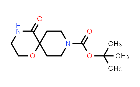 CAS No. 1646635-53-1, tert-Butyl 5-oxo-1-oxa-4,9-diazaspiro[5.5]undecane-9-carboxylate