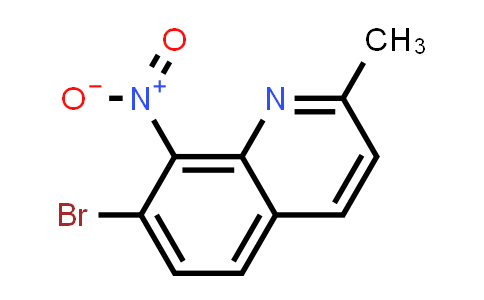 CAS No. 1648785-27-6, 7-Bromo-2-methyl-8-nitroquinoline