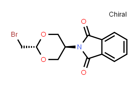 CAS No. 1648864-54-3, trans-2-(2-(Bromomethyl)-1,3-dioxan-5-yl)isoindoline-1,3-dione
