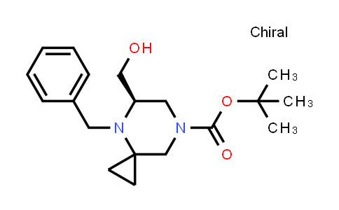 CAS No. 1648903-11-0, tert-Butyl (5R)-4-benzyl-5-(hydroxymethyl)-4,7-diazaspiro[2.5]octane-7-carboxylate
