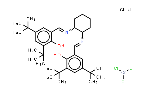 CAS No. 164931-83-3, (R,R)-N,N'-BIs(3,5-di-tert-butylsalicylidene)-1,2-cyclohexanediaminochromium(III) chloride