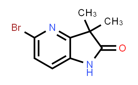 CAS No. 1649454-38-5, 5-Bromo-3,3-dimethyl-1H,2H,3H-pyrrolo[3,2-b]pyridin-2-one
