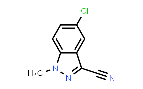 CAS No. 1649964-25-9, 5-Chloro-1-methyl-1H-indazole-3-carbonitrile