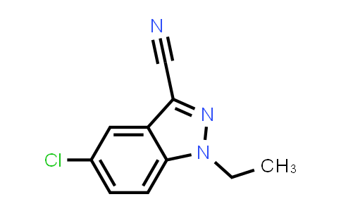 CAS No. 1649964-31-7, 5-Chloro-1-ethyl-1H-indazole-3-carbonitrile