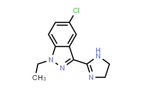 CAS No. 1649964-33-9, 5-Chloro-3-(4,5-dihydro-1H-imidazol-2-yl)-1-ethyl-1H-indazole