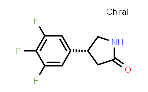 CAS No. 1651179-16-6, (4R)-4-(3,4,5-Trifluorophenyl)pyrrolidin-2-one