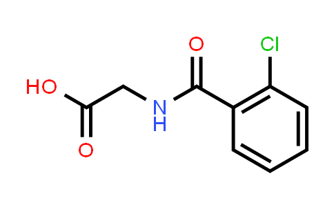 CAS No. 16555-60-5, 2-(2-Chlorobenzamido)acetic acid