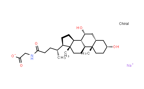 CAS No. 16564-43-5, Glycochenodeoxycholic acid (sodium salt)