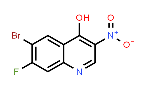 CAS No. 1656989-76-2, 6-Bromo-7-fluoro-3-nitroquinolin-4-ol