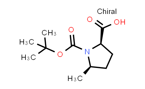 CAS No. 1657030-28-8, (2R,5R)-1-(tert-Butoxycarbonyl)-5-methylpyrrolidine-2-carboxylic acid