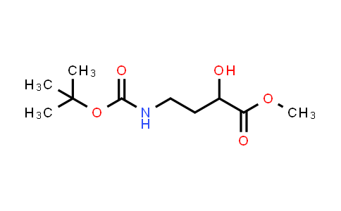CAS No. 1658460-63-9, Methyl 4-((tert-butoxycarbonyl)amino)-2-hydroxybutanoate