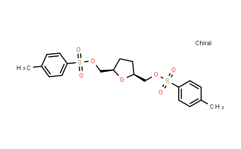 CAS No. 165879-74-3, ((2R,5S)-tetrahydrofuran-2,5-diyl)bis(methylene) bis(4-methylbenzenesulfonate)