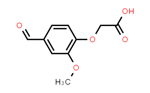 CAS No. 1660-19-1, (4-Formyl-2-methoxyphenoxy)acetic acid