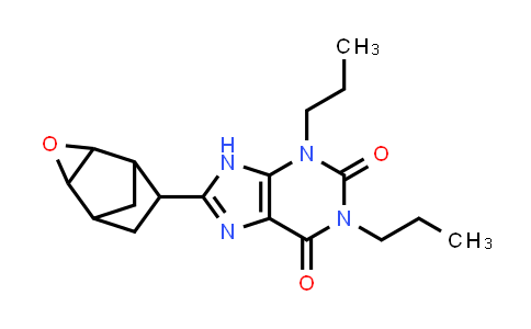 CAS No. 166181-76-6, 3,9-Dihydro-8-(3-oxatricyclo[3.2.1.02,4]oct-6-yl)-1,3-dipropyl-1H-purine-2,6-dione