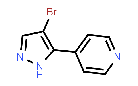 CAS No. 166196-54-9, 4-(4-Bromo-1H-pyrazol-5-yl)pyridine