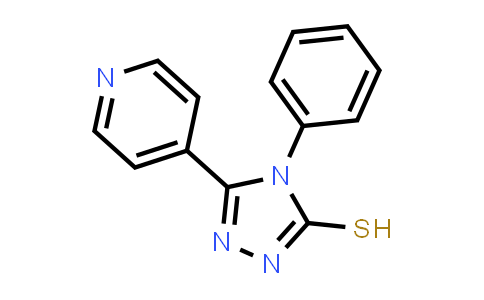 CAS No. 16629-40-6, 4-Phenyl-5-(4-pyridinyl)-4H-1,2,4-triazole-3-thiol