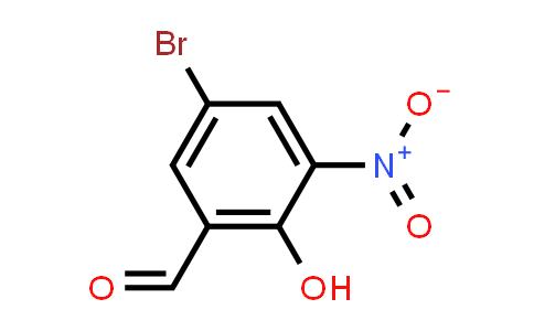 CAS No. 16634-88-1, 5-Bromo-2-hydroxy-3-nitrobenzaldehyde