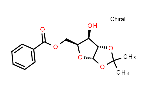 CAS No. 166411-39-8, ((3aS,5S,6R,6aS)-6-Hydroxy-2,2-dimethyltetrahydrofuro[2,3-d][1,3]dioxol-5-yl)methyl benzoate