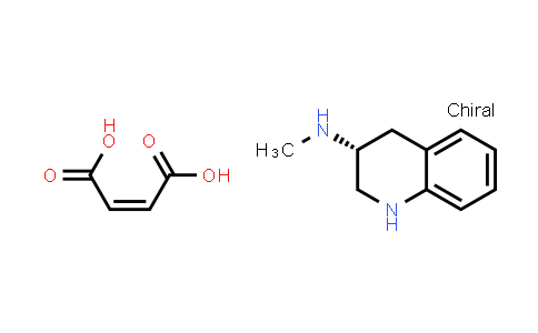 CAS No. 166742-97-8, (R)-N-methyl-1,2,3,4-tetrahydroquinolin-3-amine maleate