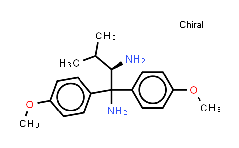 CAS No. 166764-19-8, (R)-(+)-1,1-Bis(4-methoxyphenyl)-3-methyl-1,2-butanediamine