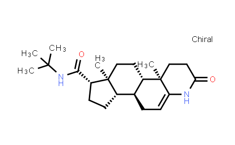 CAS No. 166896-74-8, 4-Azaandrost-5-ene-17-carboxamide, N-(1,1-dimethylethyl)-3-oxo-, (17β)-