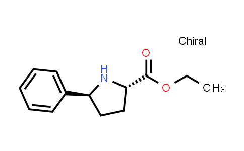 CAS No. 166941-66-8, Ethyl (2S,5S)-5-phenylpyrrolidine-2-carboxylate