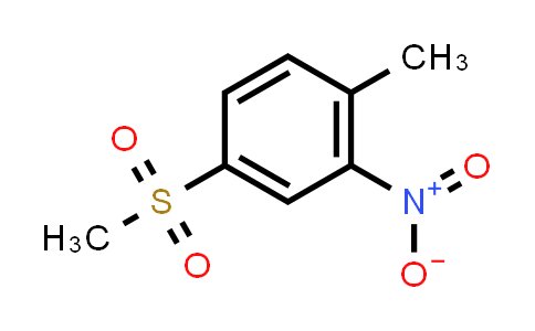 CAS No. 1671-49-4, 1-Methyl-4-(methylsulfonyl)-2-nitrobenzene