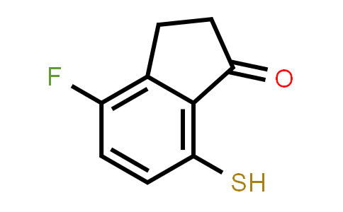 CAS No. 1672661-79-8, 4-Fluoro-7-mercapto-2,3-dihydro-1H-inden-1-one