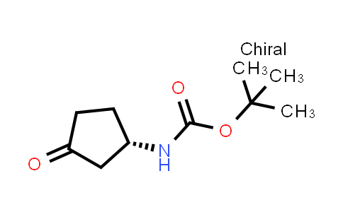 CAS No. 167298-40-0, tert-Butyl N-[(1S)-3-oxocyclopentyl]carbamate