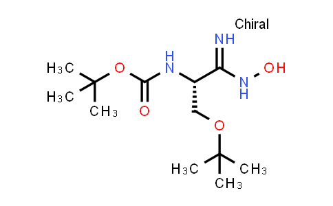 CAS No. 1673535-00-6, Carbamic acid, N-[(1R)-1-[(1,1-dimethylethoxy)methyl]-2-(hydroxyamino)-2-iminoethyl]-, 1,1-dimethylethyl ester