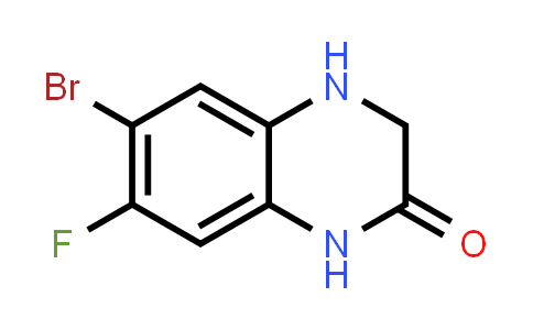 CAS No. 167415-29-4, 6-Bromo-7-fluoro-3,4-dihydroquinoxalin-2(1H)-one