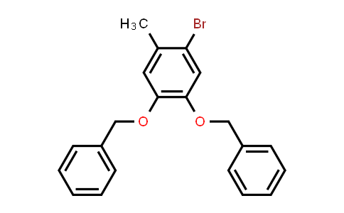 CAS No. 1674369-46-0, (((4-Bromo-5-methyl-1,2-phenylene)bis(oxy))bis(methylene))dibenzene
