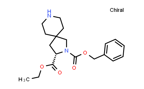 CAS No. 1675970-08-7, 2-Benzyl 3-ethyl (3S)-2,8-diazaspiro[4.5]decane-2,3-dicarboxylate