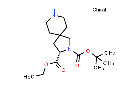 CAS No. 1675970-16-7, 2-tert-Butyl 3-ethyl (3S)-2,8-diazaspiro[4.5]decane-2,3-dicarboxylate