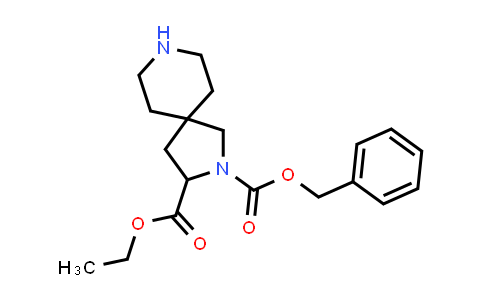 CAS No. 1676006-33-9, 2-Benzyl 3-ethyl 2,8-diazaspiro[4.5]decane-2,3-dicarboxylate