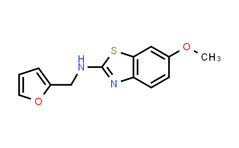 CAS No. 16763-25-0, N-(2-Furylmethyl)-6-methoxy-1,3-benzothiazol-2-amine