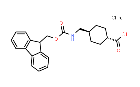 CAS No. 167690-53-1, trans-4-[[[[(9H-Fluoren-9-yl)methoxy]carbonyl]amino]methyl]cyclohexanecarboxylic acid