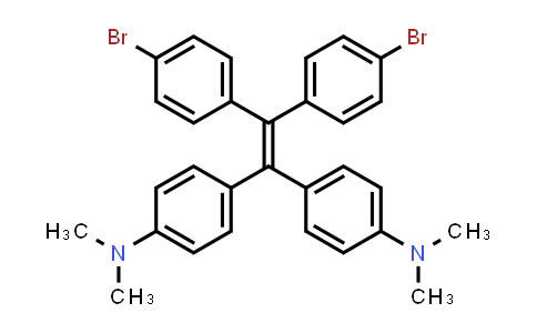 CAS No. 1679332-02-5, 4,4'-(2,2-Bis(4-bromophenyl)ethene-1,1-diyl)bis(N,N-dimethylaniline)