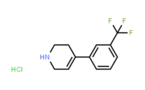 CAS No. 1683-23-4, 4-(3-(Trifluoromethyl)phenyl)-1,2,3,6-tetrahydropyridine hydrochloride