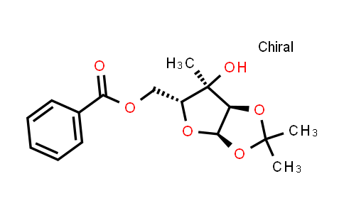 16831-81-5 | ((3aR,5R,6R,6aR)-6-Hydroxy-2,2,6-trimethyltetrahydrofuro[2,3-d][1,3]dioxol-5-yl)methyl benzoate