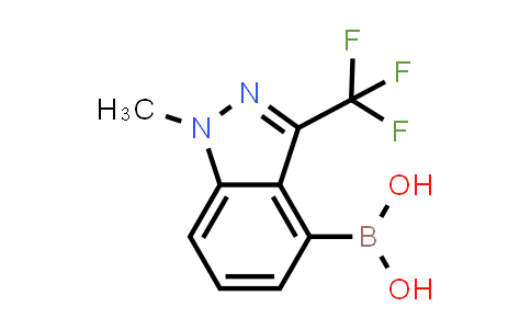 CAS No. 1684434-10-3, [1-Methyl-3-(trifluoromethyl)-1H-indazol-4-yl]boronic acid